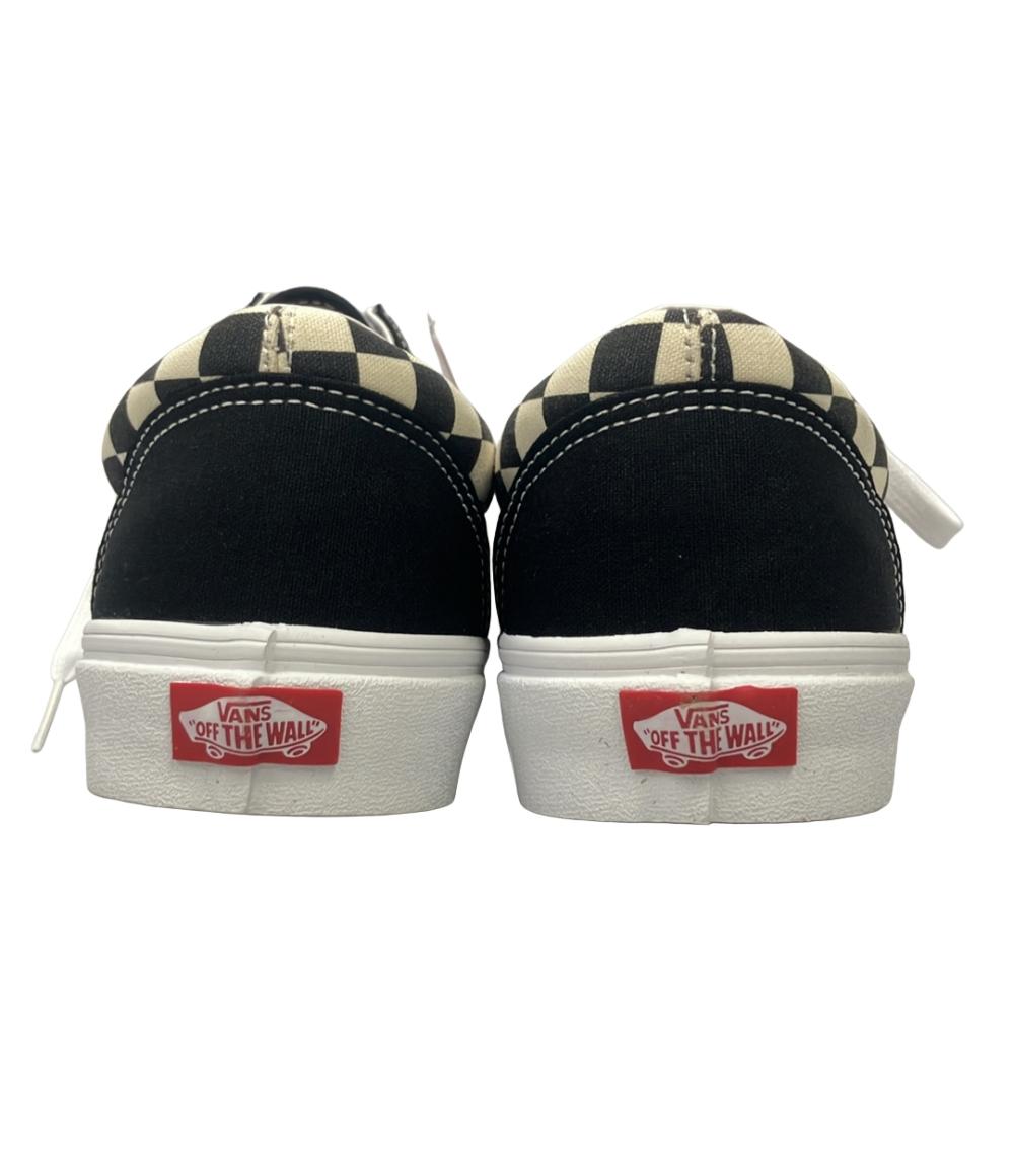 美品 VANS ローカットスニーカー スタイル 36 ブラック チェッカーボード メンズ SIZE 28.0 バンズ