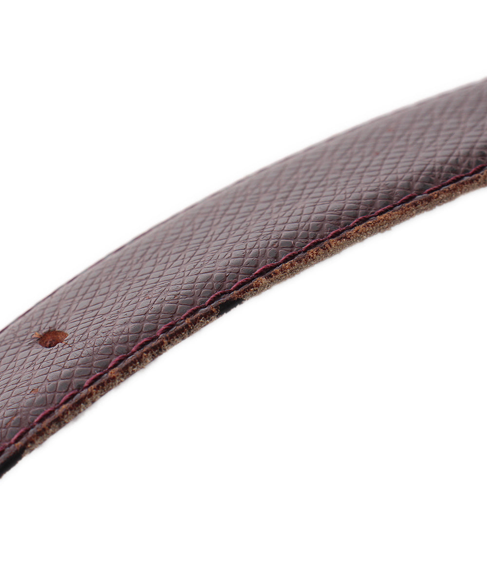訳あり LOUIS VUITTON ベルト サンチュール クラシック タイガ M6841 メンズ ルイ・ヴィトン