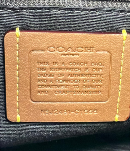 COACH トートバッグ ショルダーバッグ 2WAY 斜め掛け レザー CY668 レディース コーチ