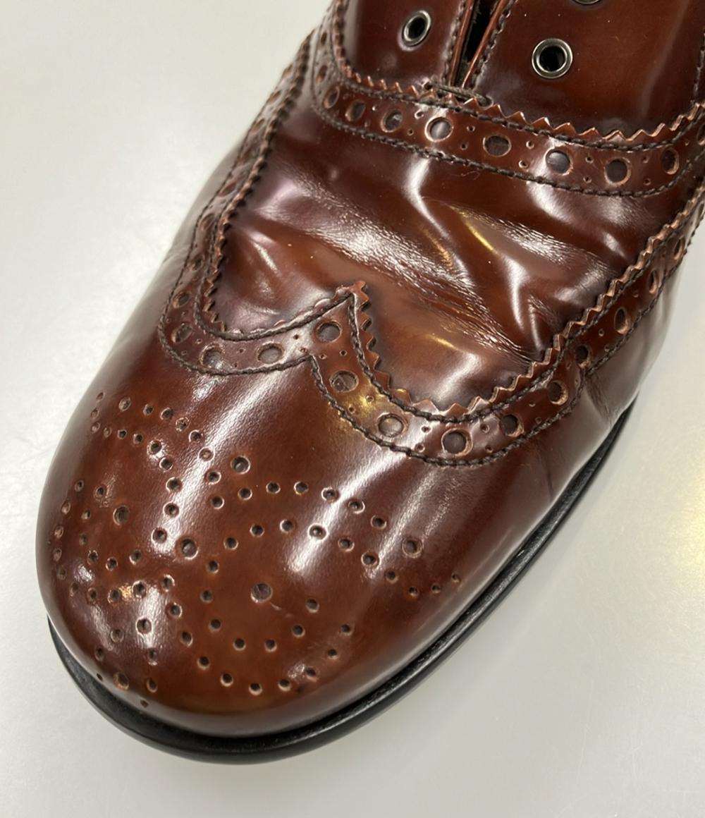 PRADA センターエラスティックウイングチップシューズ メンズ SIZE 6 1