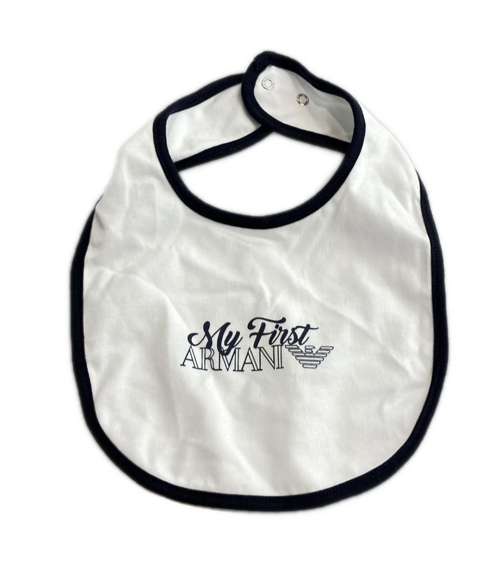 美品 アルマーニジュニア よだれかけ ベビー ARMANI Jr