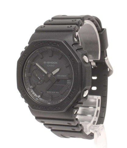 美品 CASIO 腕時計 G-SHOCK クオーツ ブラック GA-2100 メンズ カシオ