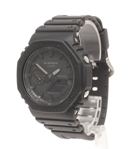 美品 CASIO 腕時計 G-SHOCK クオーツ ブラック GA-2100 メンズ カシオ