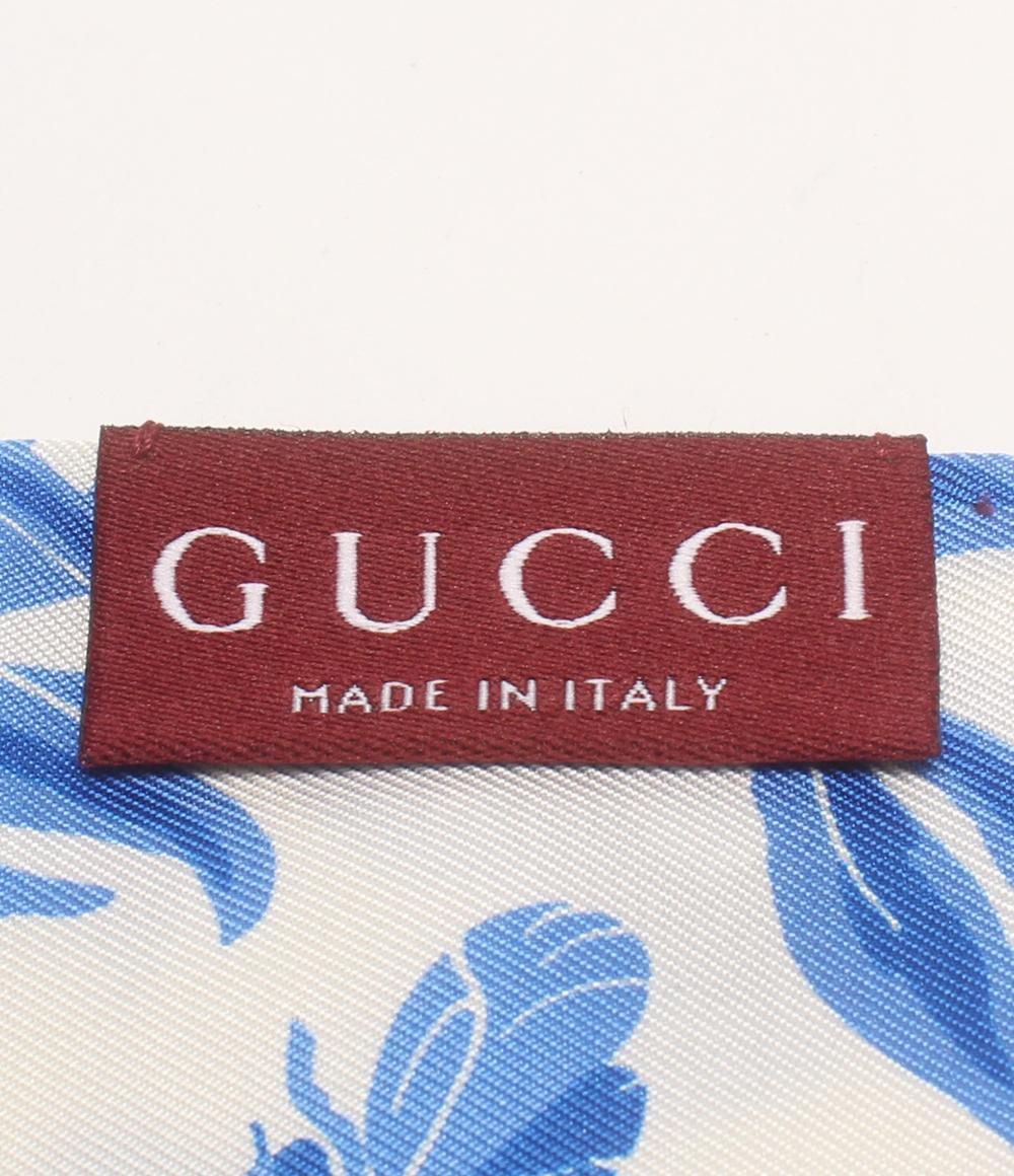 美品 グッチ スカーフ シルク100% 788200 3G001 レディース GUCCI