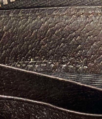 GUCCI ラウンドファスナー長財布 レザー GGキャンバス 112724 3731 レディース グッチ