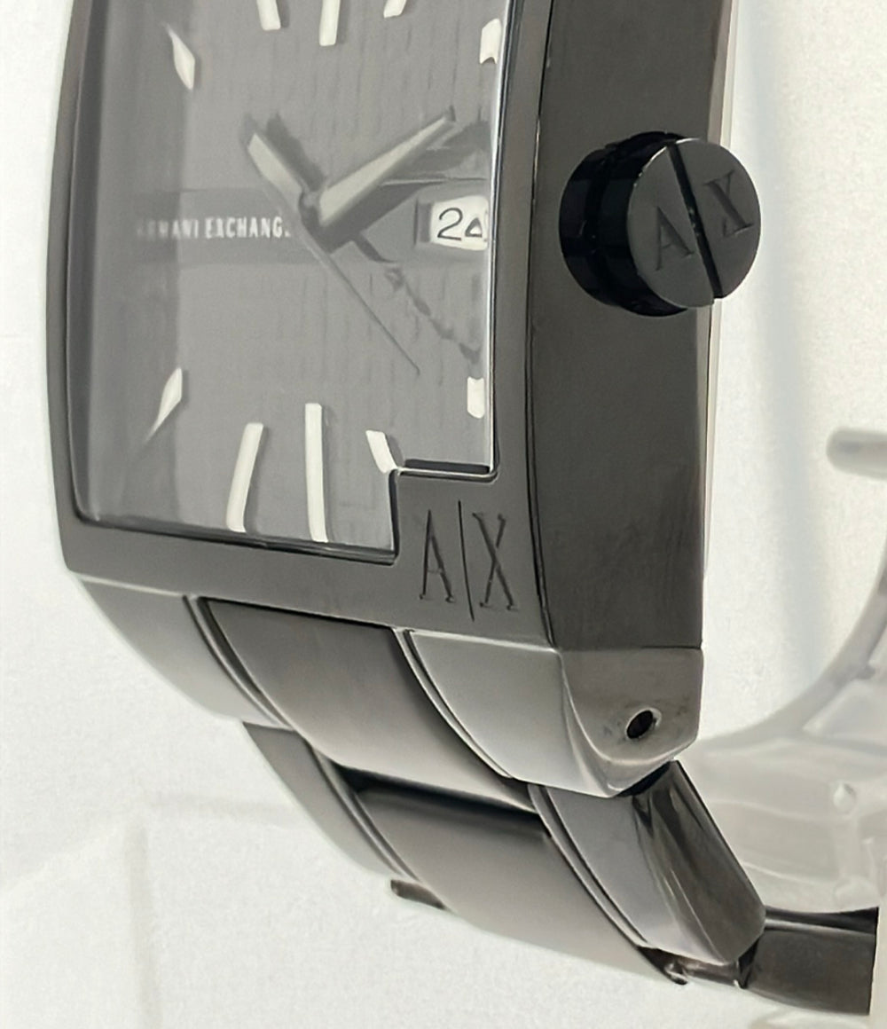 ARMANI EXCHANGE 腕時計 クオーツ ブラック AX2067 メンズ アルマーニエクスチェンジ