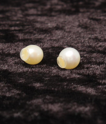 ピアス K18 シェル パールキャッチ レディース