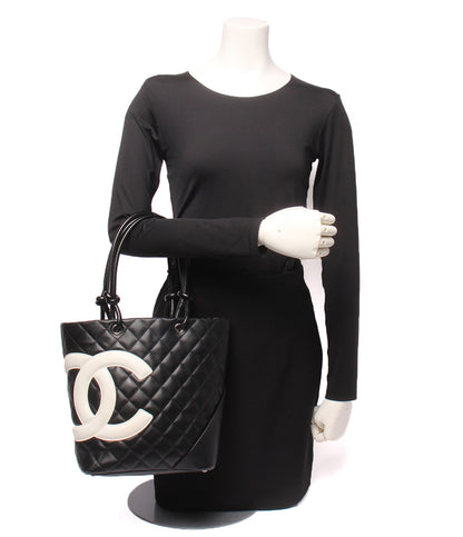 CHANEL トートバッグ シルバー金具 8番台 カンボンライン レディース シャネル