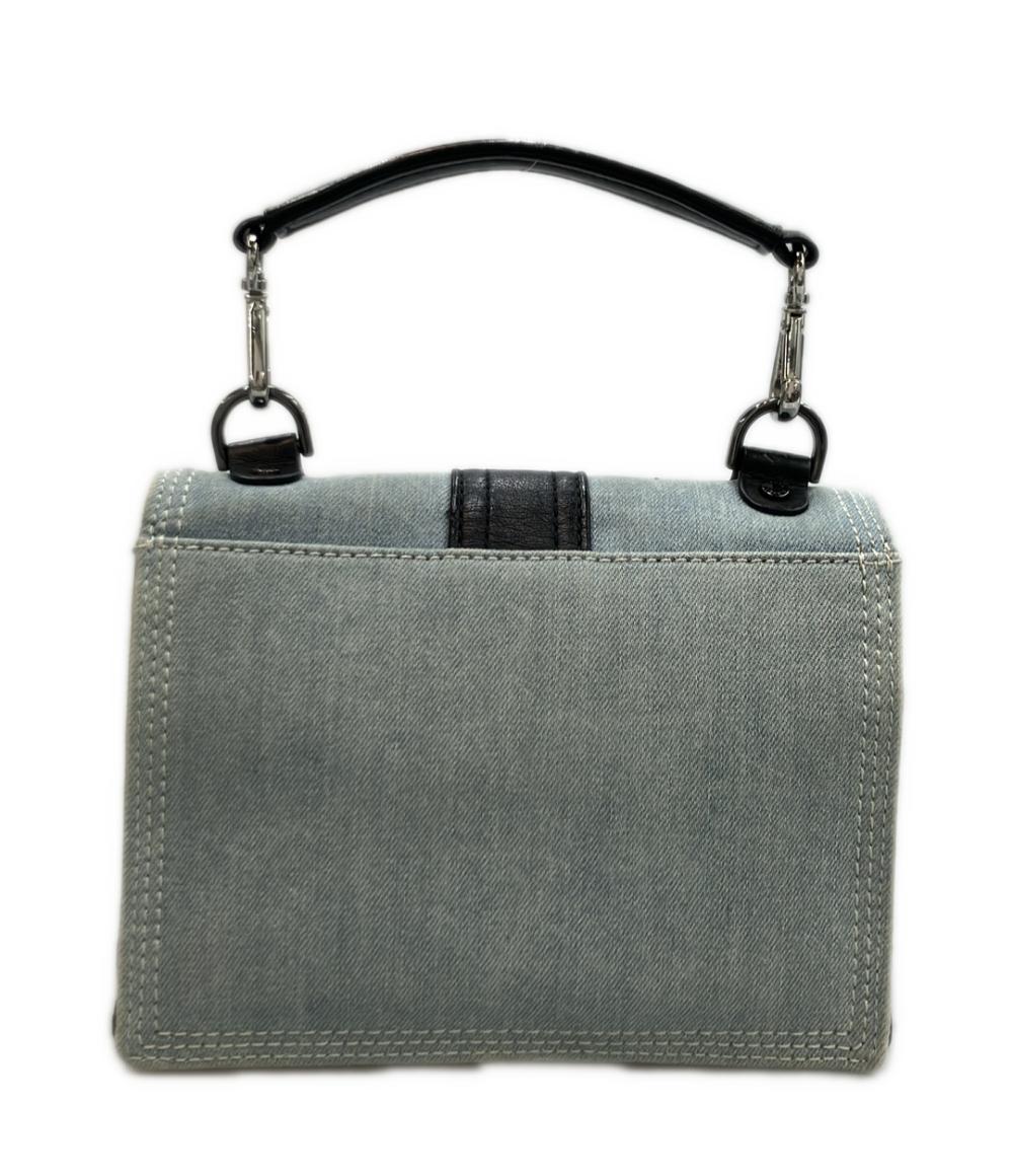 美品 DIESEL ディーゼル 2way ショルダーバッグ 斜めがけ デニム DIESEL LE-ZIPPER ディーゼル ショルダーバッグ 2way 肩掛け デニム