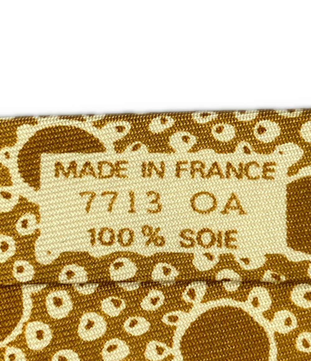 HERMES ネクタイ シルク100% メンズ エルメス