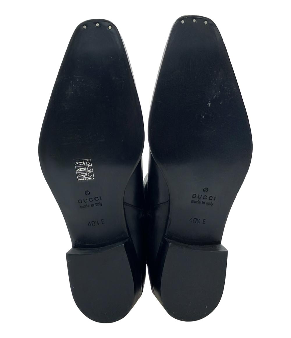 GUCCI ショートブーツ サイドジップ メンズ SIZE 40 1/2 (25.5cm) グッチ