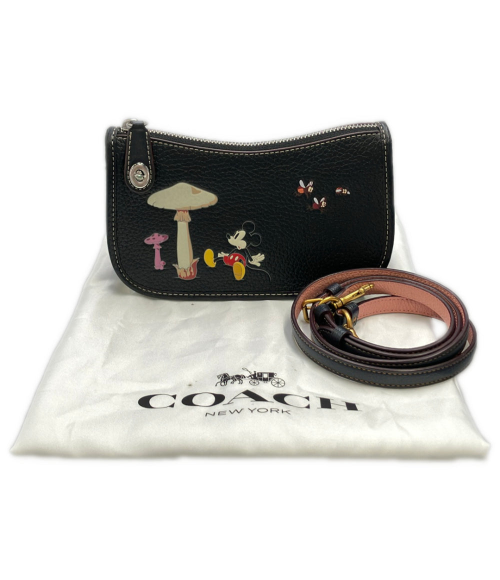 ディズニー コーチ 2way クラッチバッグ ショルダーバッグ 肩掛け 斜め掛け ディズニー100周年記念 スウィンガー20 レディース Disney COACH