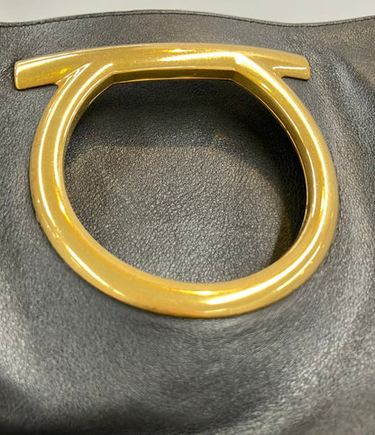 Salvatore Ferragamo ロングブーツ ガンチーニ レディース SIZE 5 1/2 D サルヴァトーレフェラガモ