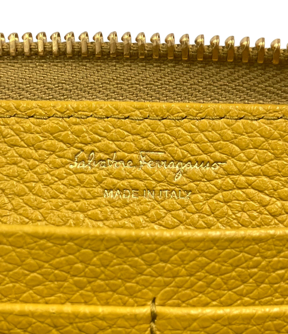 Salvatore Ferragamo ラウンドファスナー長財布 ガンチーニ レディース サルヴァトーレフェラガモ
