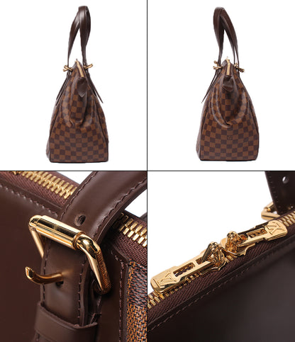 美品 LOUIS VUITTON トートバッグ ヴァローナGM ダミエ エベヌ N41119 レディース ルイ・ヴィトン