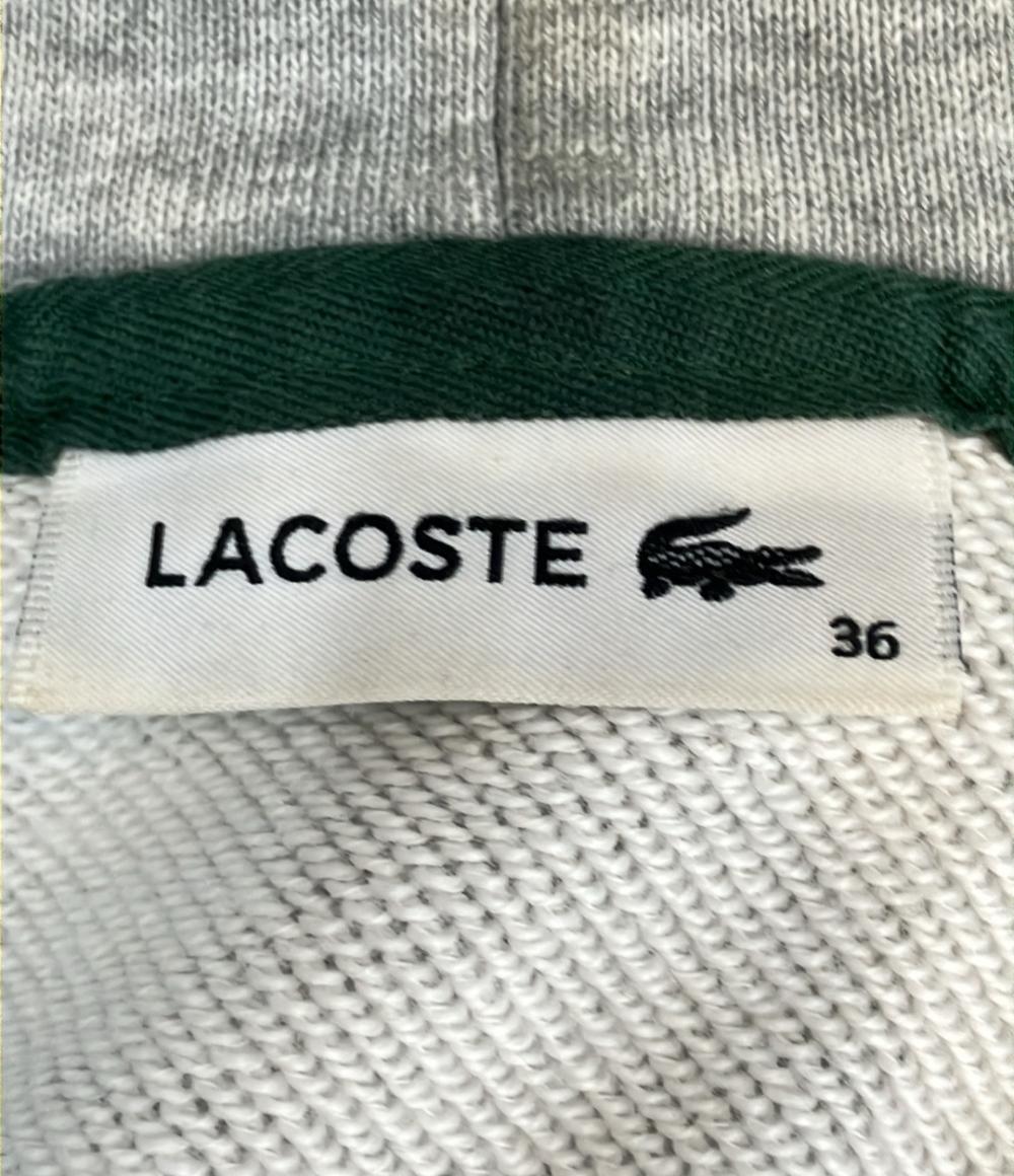 ラコステ スウェットパーカー ジップアップ ワニワッペン レディース SIZE 36 (S) LACOSTE