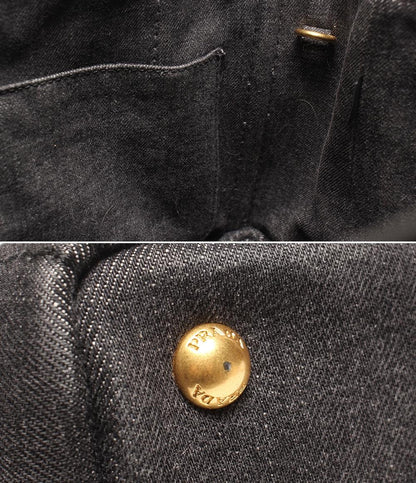 PRADA 2WAYハンドバッグ ショルダーバッグ 斜め掛け カナパ 1BG439 レディース プラダ