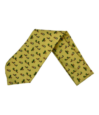 美品 サルヴァトーレフェラガモ ネクタイ シルク100% メンズ Salvatore Ferragamo