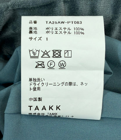 美品 TAAKK ベルベットデザイン イージーパンツ メンズ SIZE 1 ターク