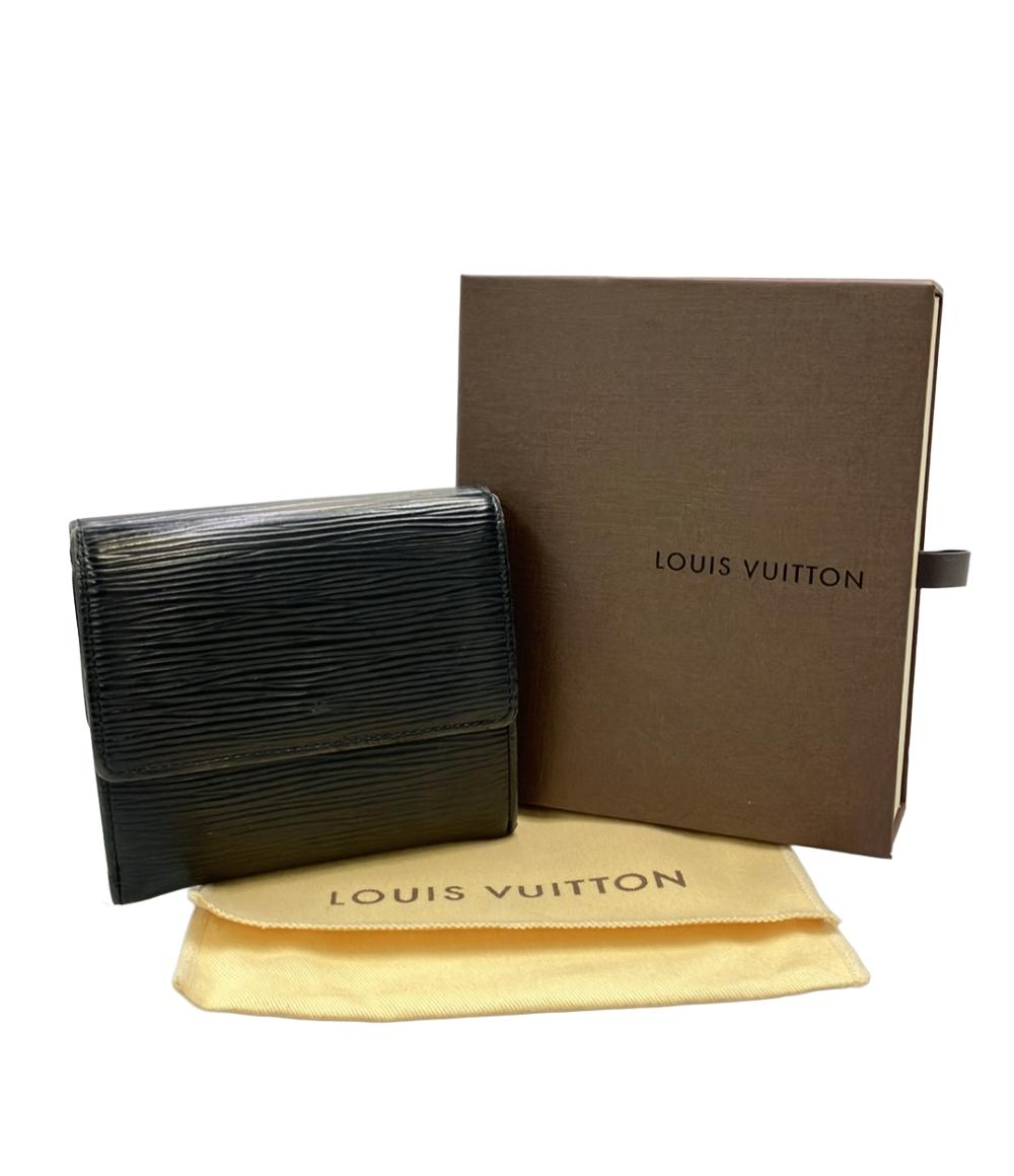 LOUIS VUITTON Wホック二つ折り財布 ポルトモネ ビエ カルトクレディ エピ M63482 レディース メンズ ルイ・ヴィトン