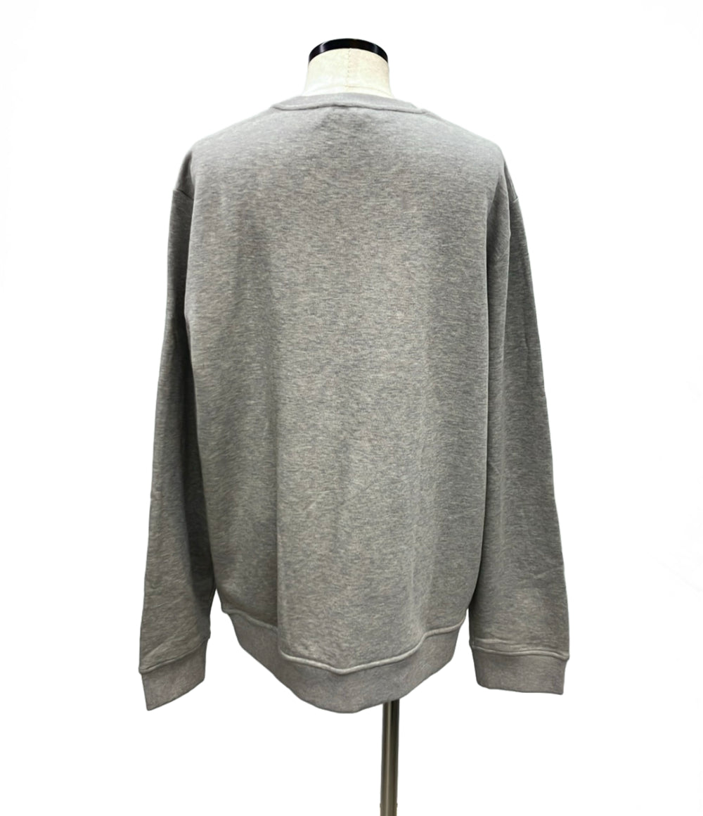 HERMES スウェット 裏起毛 レザーパッチ メンズ SIZE XXXL エルメス