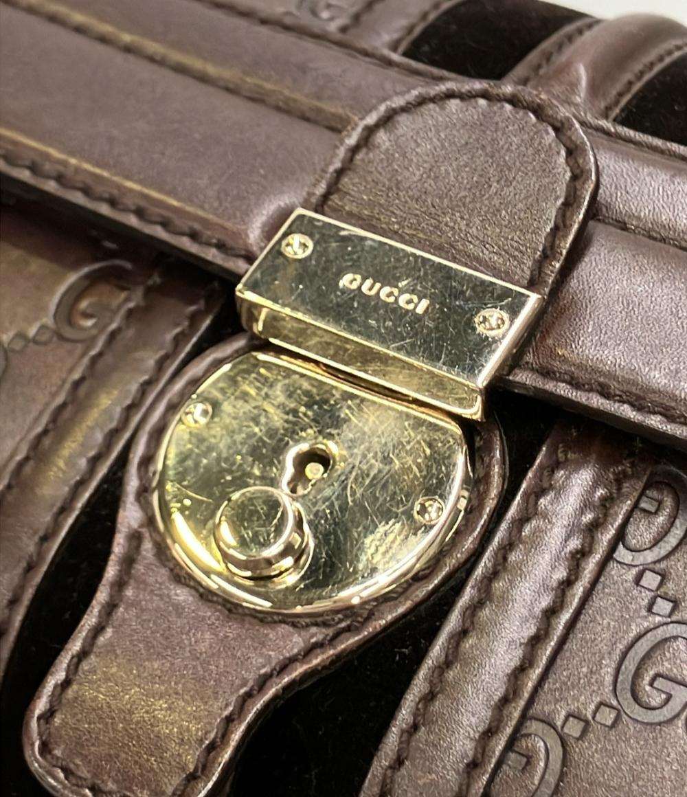 GUCCI ハンドバッグ ミニボストンバッグ ゴールド金具 グッチシマ 146002 001998 レディース グッチ