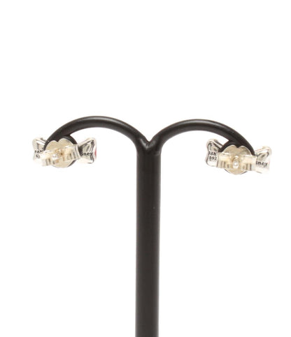 美品 PANDORA Disney リング 指輪 ピアス SV925 白雪姫 リボンモチーフ 2点セット レディース パンドラ