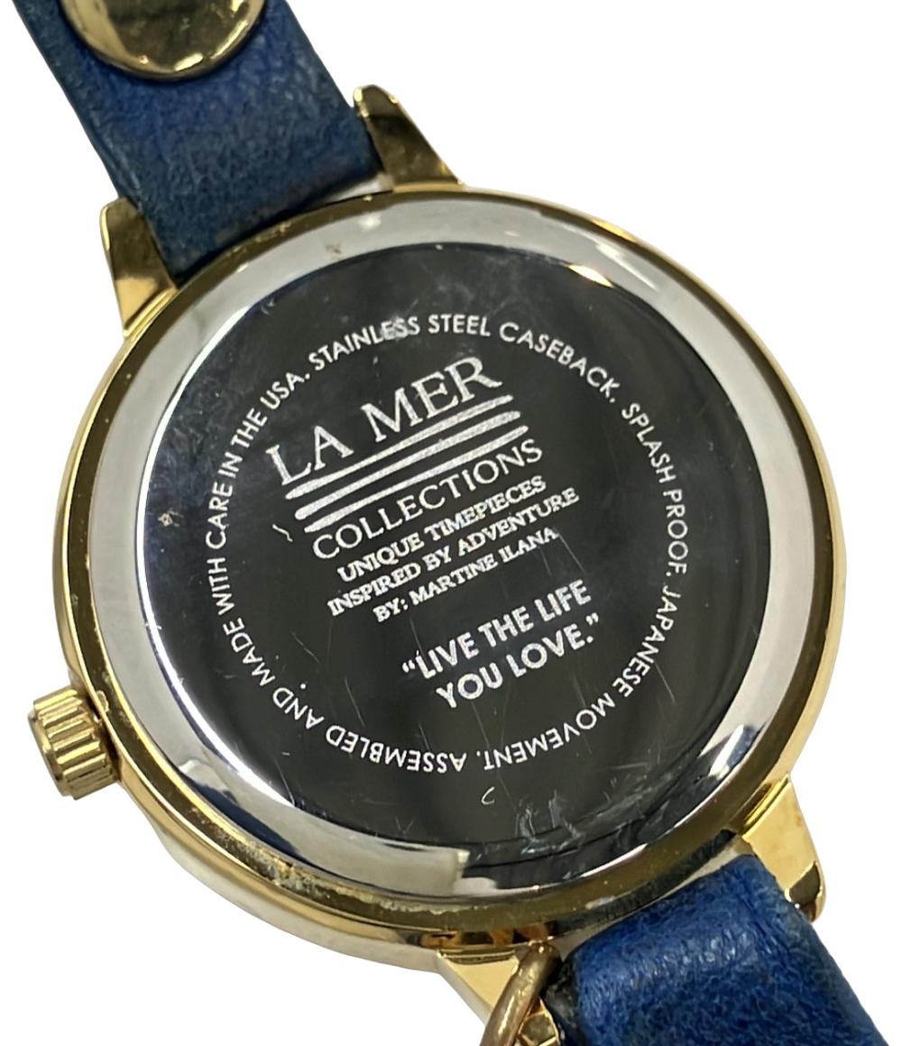 LA MEL COLLECTIONS 腕時計 クオーツ ホワイト レディース ラメール コレクション