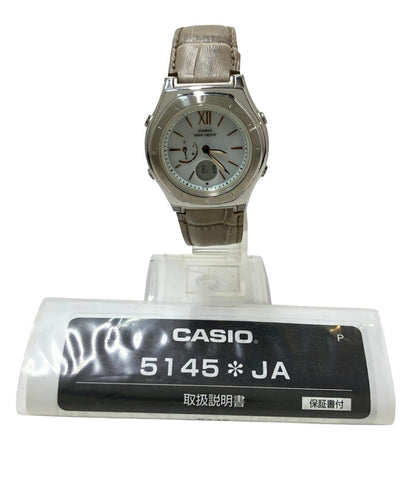 CASIO 腕時計 ソーラー ホワイト LWA-M160 レディース カシオ