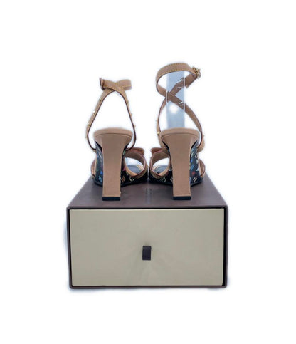 LOUIS VUITTON アンクルストラップサンダル ウェッジソール モノグラム レディース SIZE 37 1/2 (L) ルイ・ヴィトン