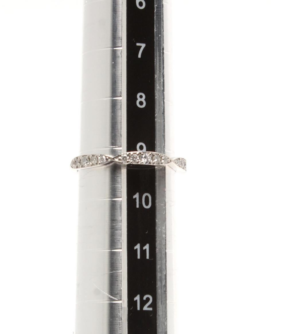 美品 リング 指輪 Pt950 ダイヤ 0.20ct レディース SIZE 9号
