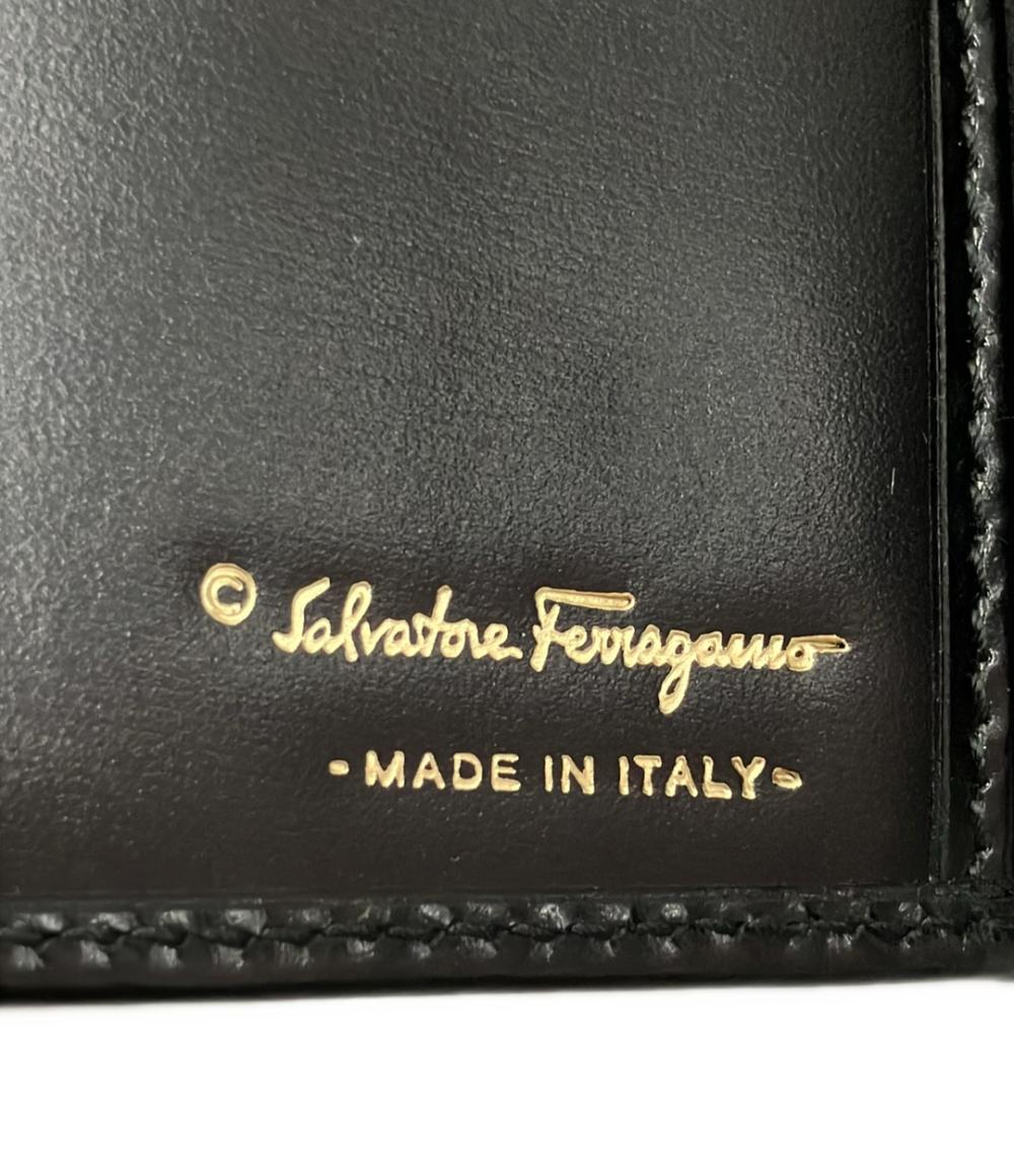 訳あり サルバトーレフェラガモ 二つ折り長財布 ヴァラ レディース Salvatore Ferragamo