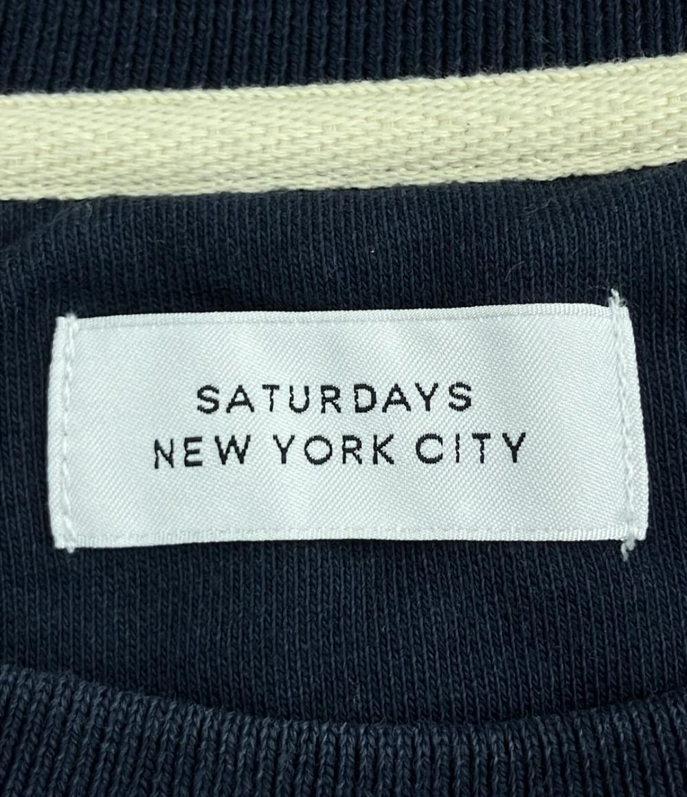 サタデーズ ニューヨークシティ 半袖スウェット メンズ SIZE L (L) SATURDAYS NYC