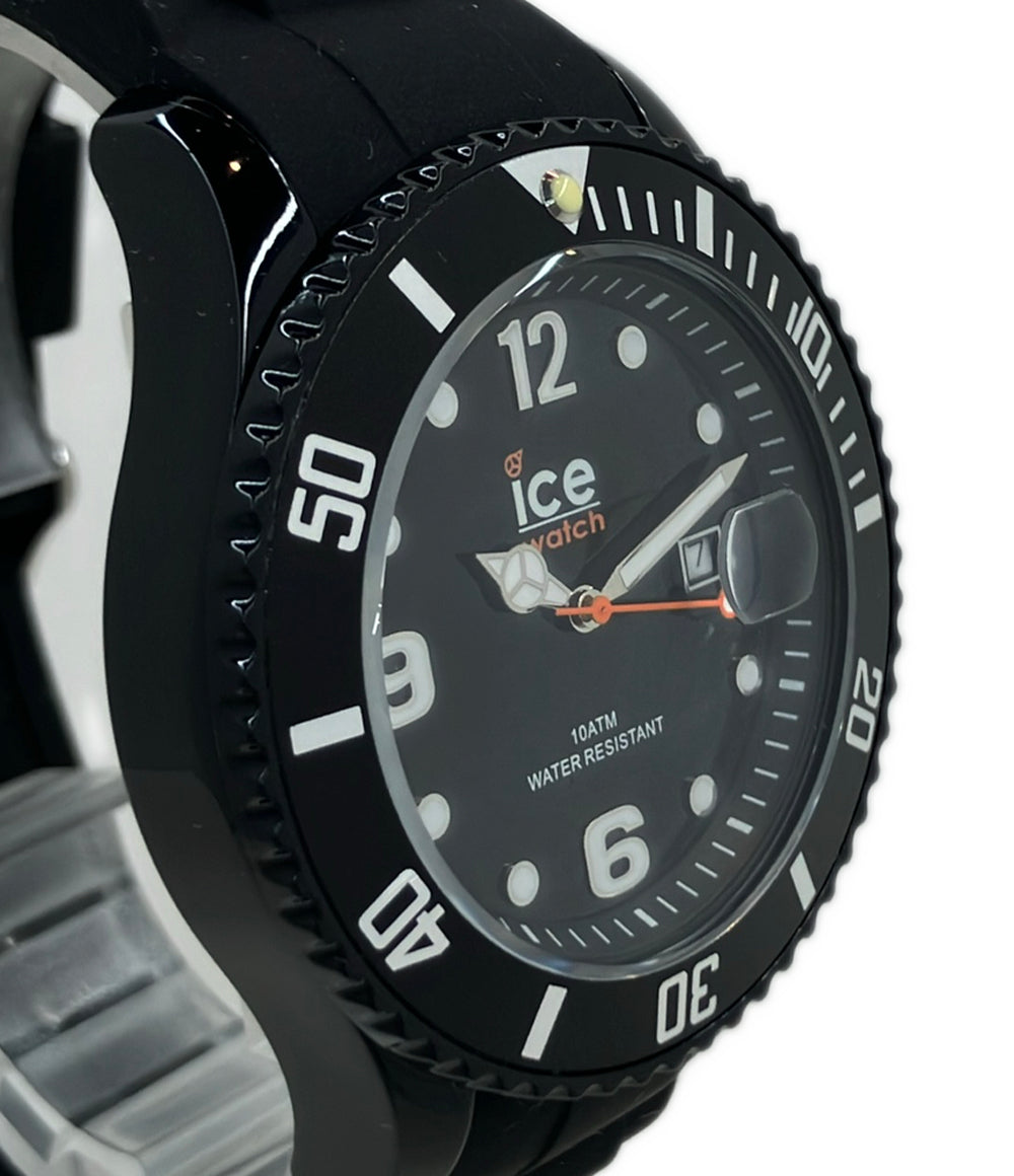 ice watch 腕時計 クオーツ ブラック メンズ アイスウォッチ