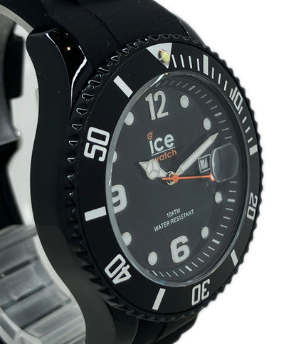 ice watch 腕時計 クオーツ ブラック メンズ アイスウォッチ