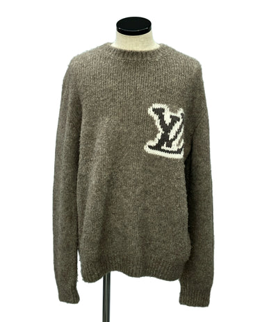 LOUIS VUITTON ウールブランドクルーネックセーター 24SS メンズ SIZE XL ルイ・ヴィトン