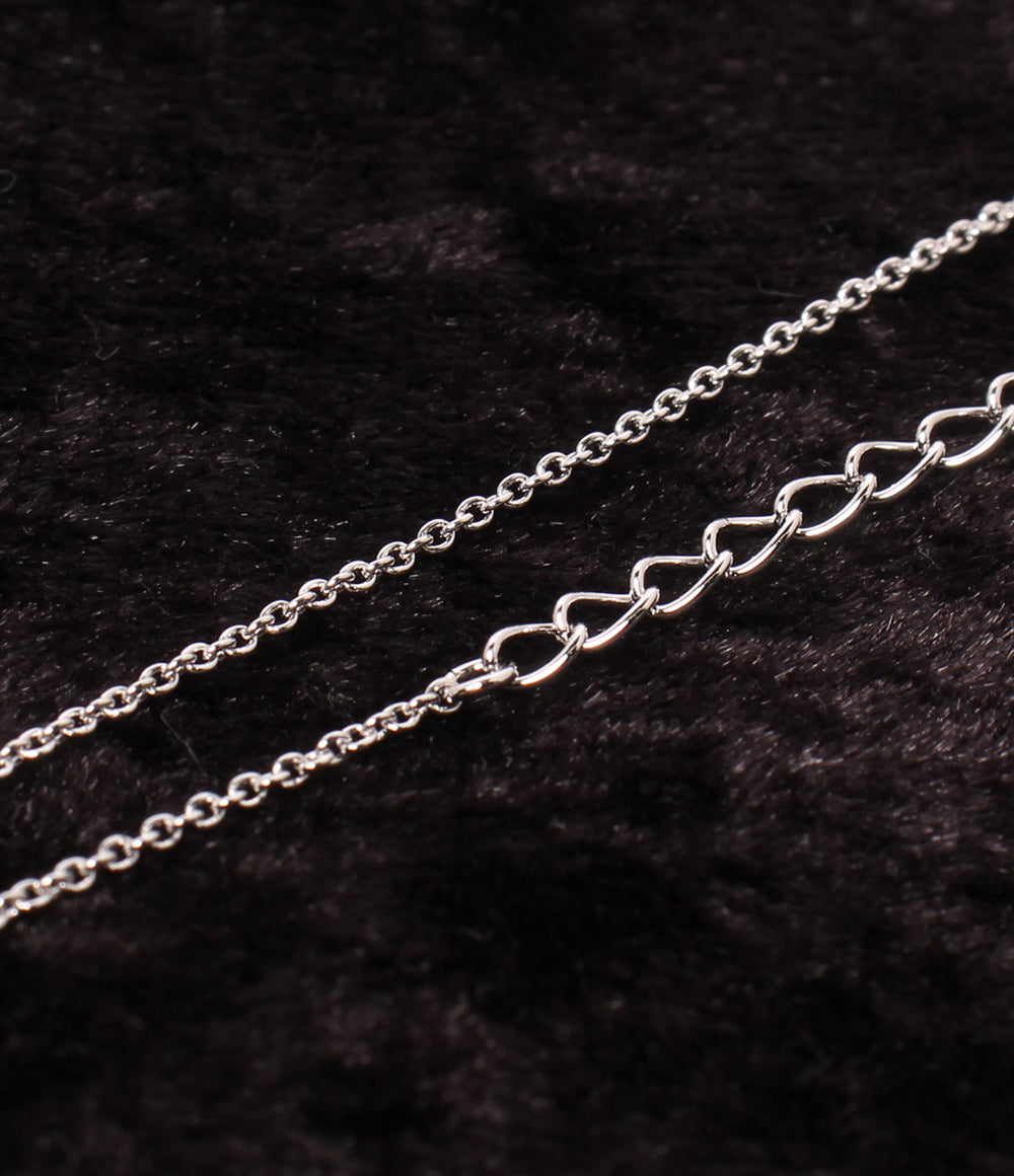 美品 TASAKI ネックレス SV パール 4.7mm クロスモチーフ レディース タサキ