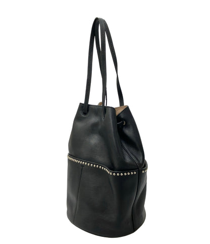 美品 J&M Davidson ハンドバッグ トートバッグ 巾着型 レザー レディース ジェイアンドエムデヴィッドソン