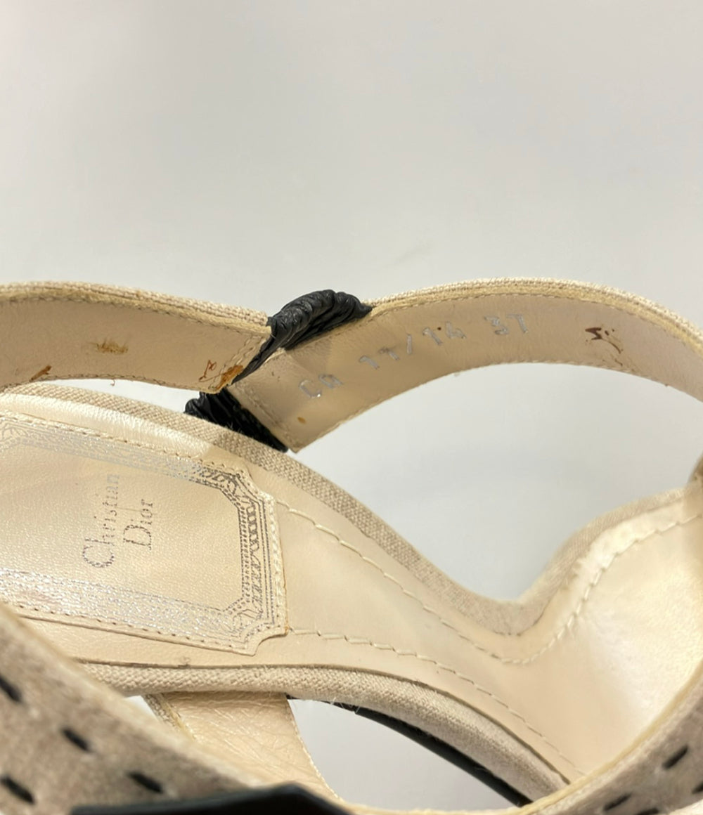 Christian Dior ヒールサンダル レディース SIZE 37 D (23.5cm