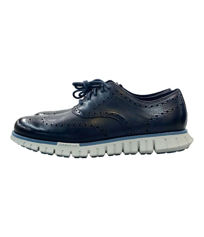 美品 COLE HAAN ZERO GRAND ドレスシューズ ウィングチップ オックスフォード メンズ SIZE 9 M (L) コールハーン ゼロ グランド