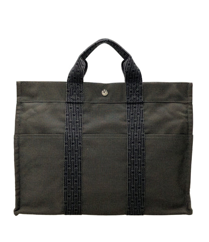 美品 HERMES トートバッグ シルバー金具 エールラインMM レディース メンズ エルメス