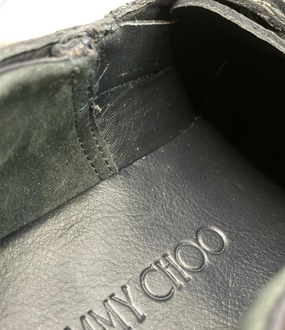 Jimmy Choo クロコ型押しローカットスニーカー メンズ SIZE 42 1/2
