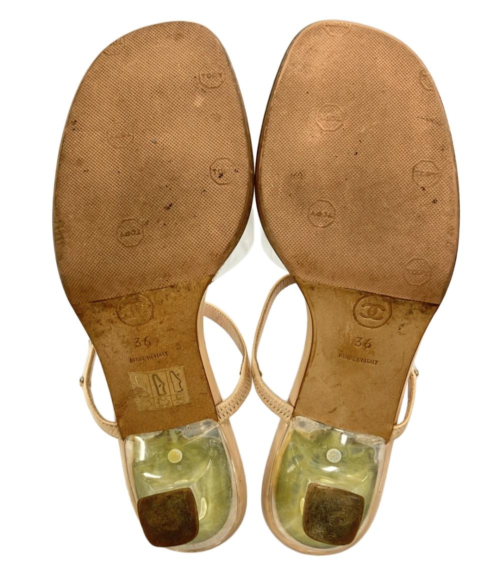 シャネル クリアサンダル レディース SIZE 36 (M) CHANEL