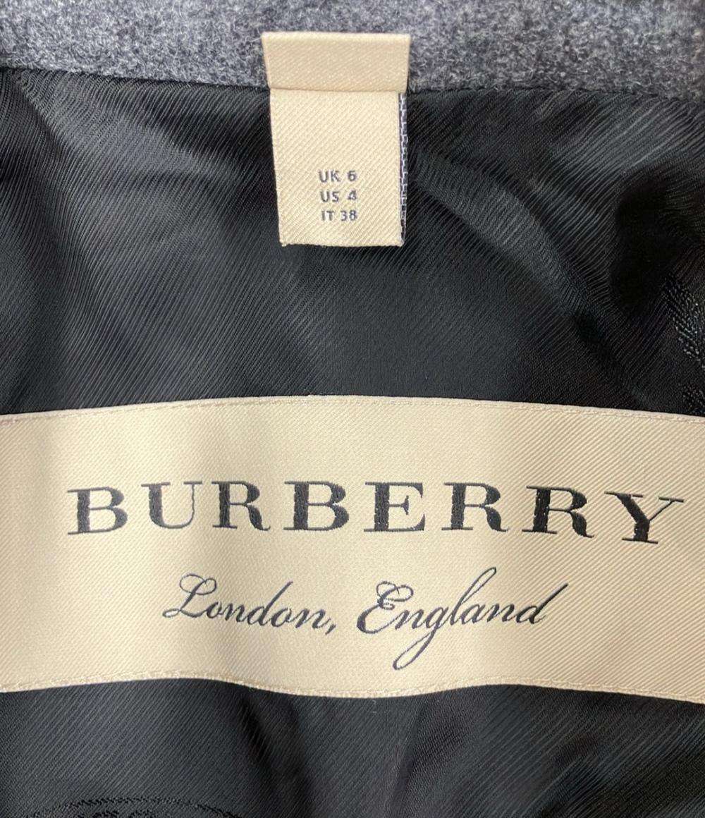 美品 バーバリー ダブルブレストコート ウール レディース SIZE UK6 (M