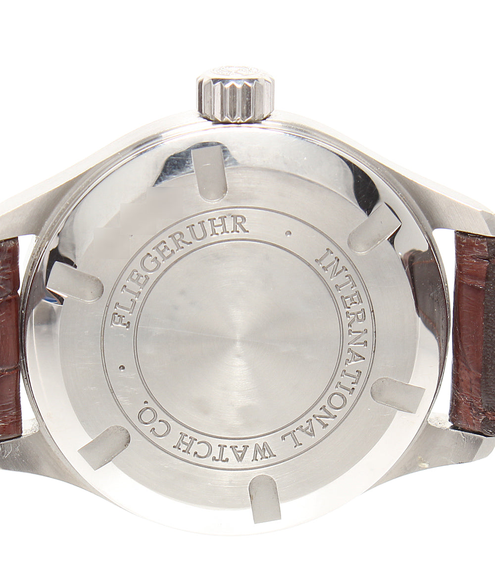 IWC SCHAFFHAUSEN 腕時計 パイロットウォッチ ミッドサイズ 自動巻き ブラック IW325604 メンズ アイダブリューシー シャフハウゼン