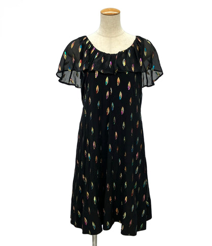美品 SEE BY CHLOE シアーブラック ノースリーブワンピース レディース SIZE 34 (XS) シーバイクロエ