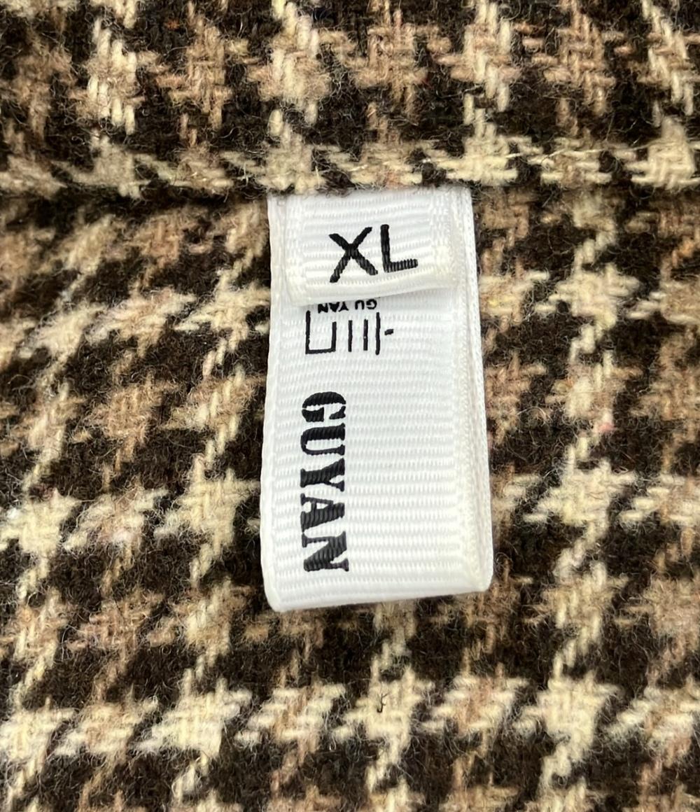シャツジャケット 千鳥格子 メンズ SIZE XL (XL) GUYAN
