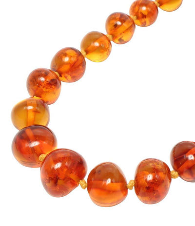 ネックレス 琥珀 レディース