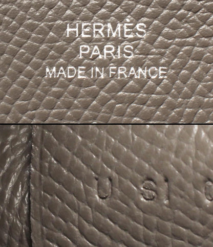 美品 HERMES カードケース U刻印 シルバー金具 カルヴィ レディース メンズ エルメス