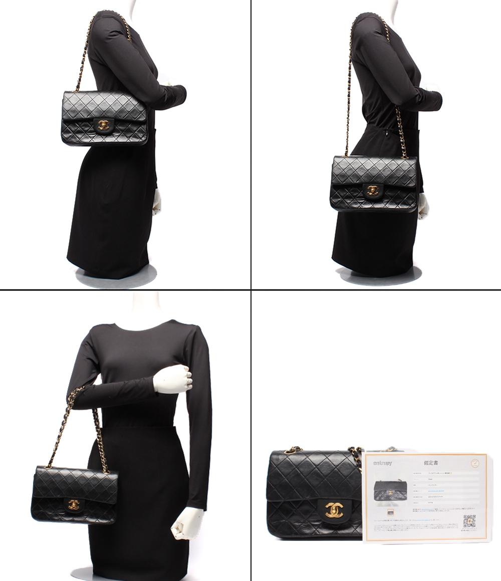 CHANEL チェーンショルダーバッグ ダブルチェーン ダブルフラップ